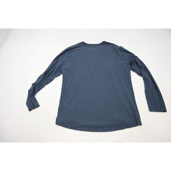 Lululemon Gym Shirt Wicking Blue Long Sleeve Athletic Tee Mens Size XL - Picture 7 of 7